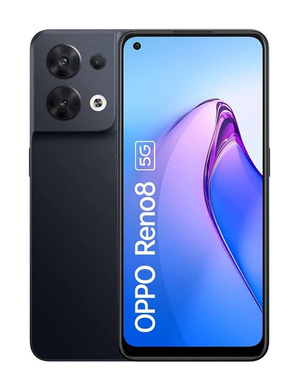 Oppo Reno8 5G - 256 Go - Parfait état - Noir - Batterie testée Très bon état -  reconditionné disponible sur Label Emmaüs